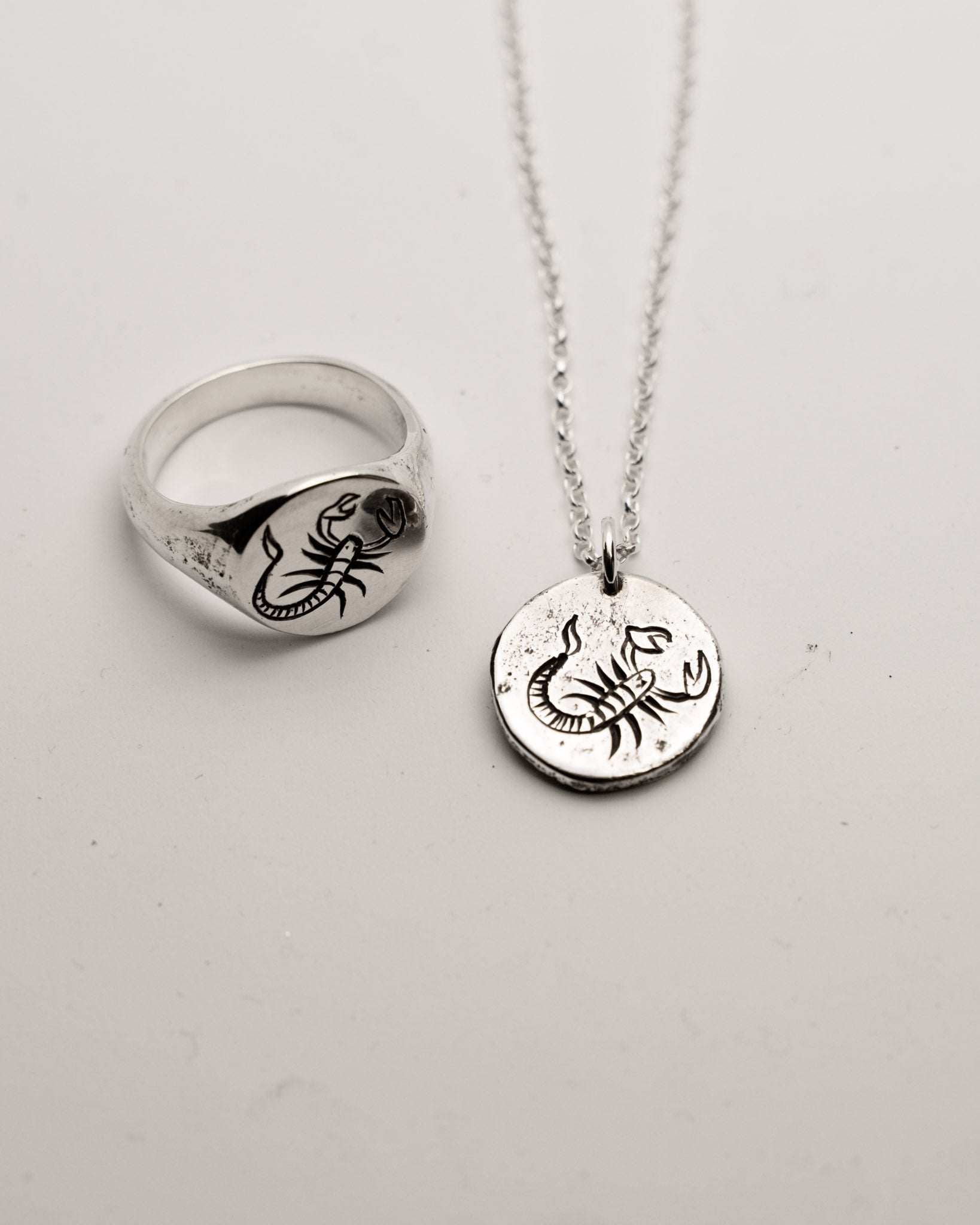 The New Scorpio Ring and Necklace