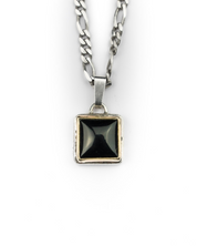 Gold Bezel Onyx Pendant