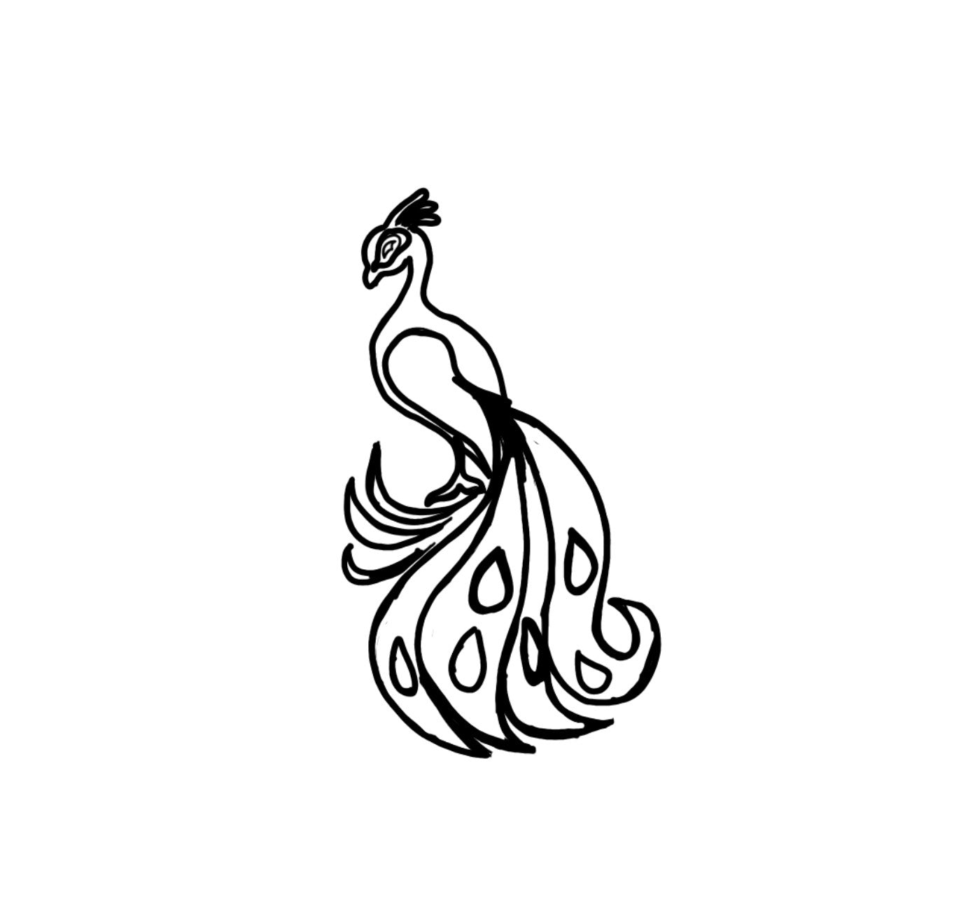 Peacock Signet Ring